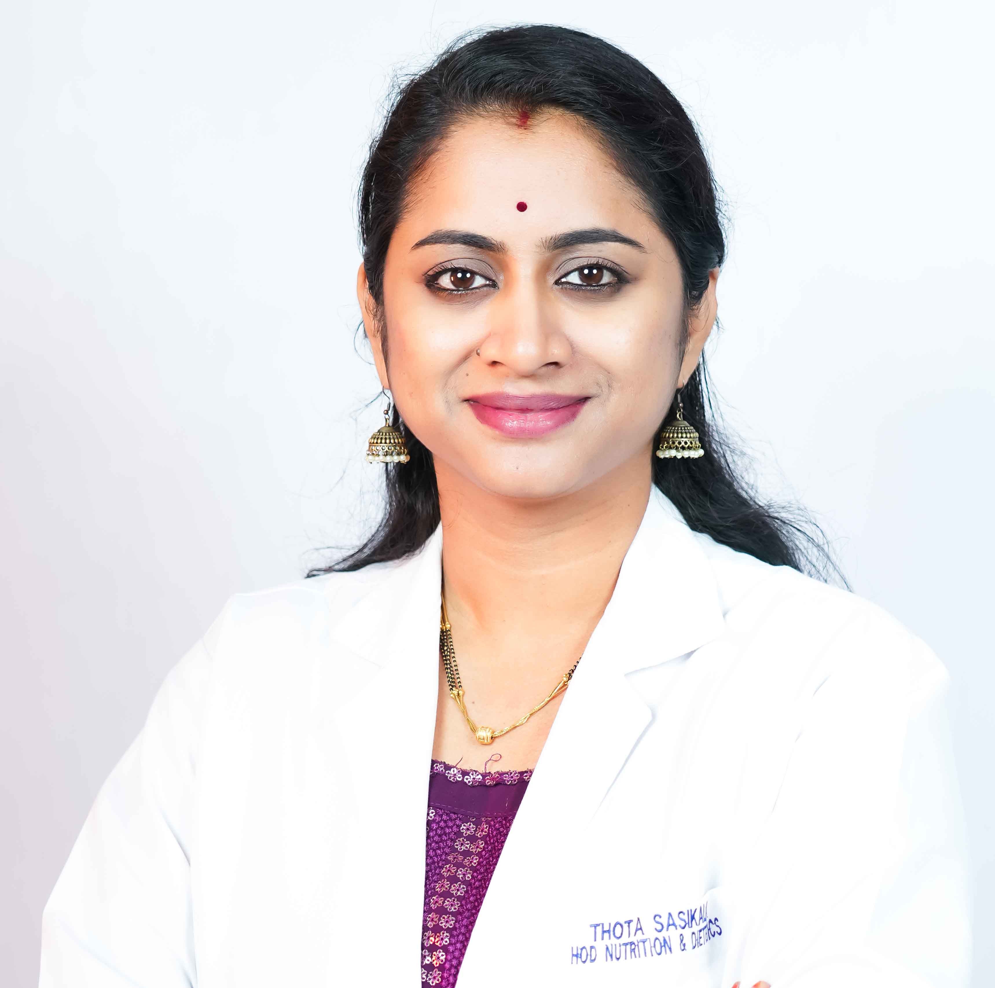 Ms. Sasi Kala Thota Clinical Nutritionist and Dietitian in Hyderabad Renova Hospitals