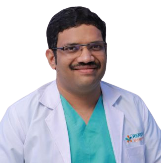 Dr. Ashwin Pandit, Surgical Oncologist at Renova Cancer Centre, expert in breast & GI cancer care