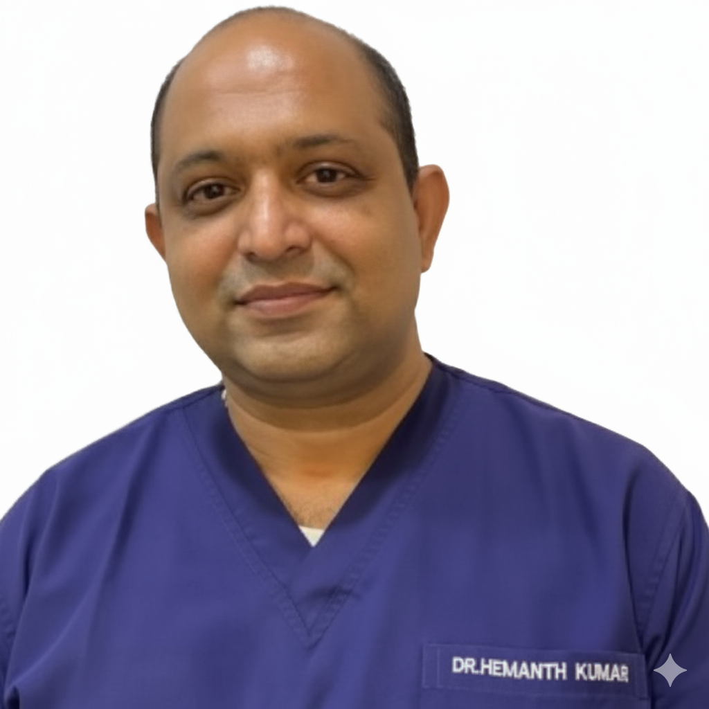 Dr Hemanth Kumar, Head of Dental and Aesthetic Department and Oral Oncology Surgeon