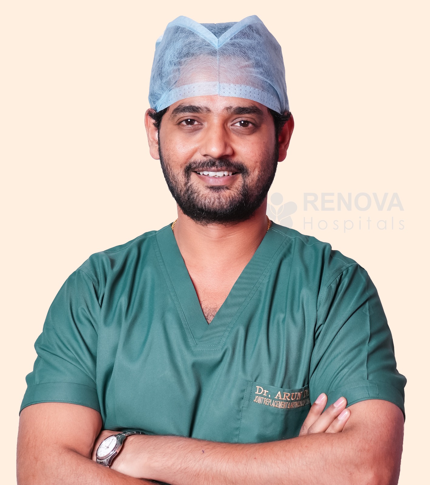 Dr. Arun Dev, Orthopedic Surgeon at Renova Hospitals Kompally, expert in joint replacement & trauma