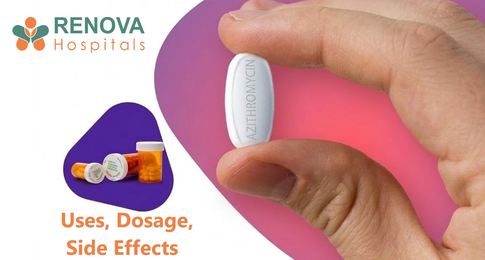 Azithromycin tablets prescribed for respiratory and bacterial infections