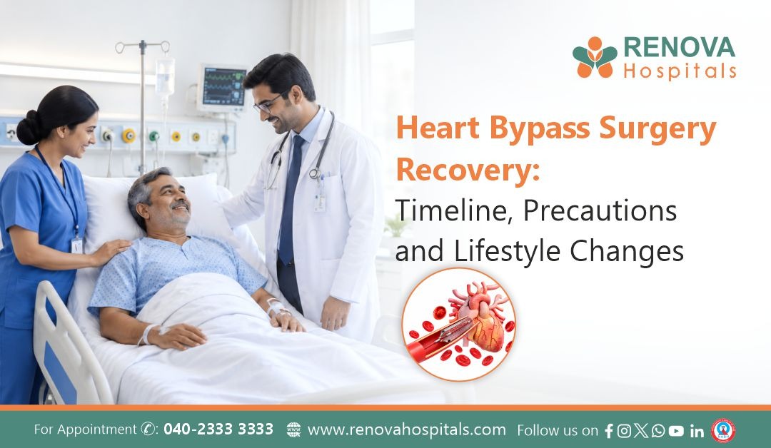 Heart bypass recovery timeline and post-surgery precautions